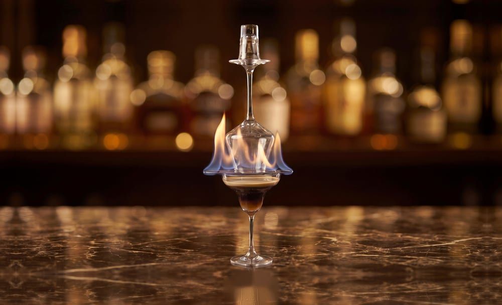 Flaming Lamborghini